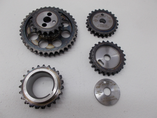 Артикул: 4061006030PMRZ г0004942 Комплект РЕГУЛИРУЕМЫХ звездочек распределительного вала RAZREZ ЗМЗ 406/405/409 Евро - 2, 3 (406-1006030PMRZ/406-100603040PMRZ) (ГАЗ, ГАЗЕЛЬ,ВОЛГА,СОБОЛЬ,ВАЛДАЙ,САЙБЕР,ГАЗЕЛЬ БИЗНЕС,ГАЗон NEXT,Газель NEXT)